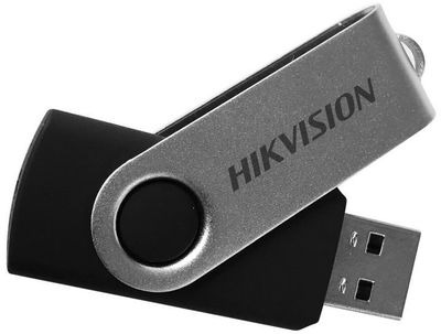 Флеш Диск Hikvision 32Gb M200 HS-USB-M200S/32G/U3 USB3.0, серебристый/черный