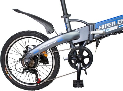 Электровелосипед HIPER HE-BF214, графитовый