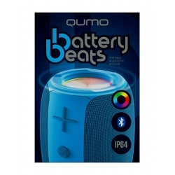 Портативная колонка QUMO BatteryBeats, синий