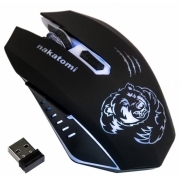 Мышь Nakatomi MROG-15UR Gaming RF 2.4G Optical, черный