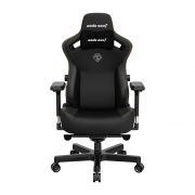 Кресло игровое Anda Seat Kaiser 3, цвет чёрный, размер XL (180кг), материал ПВХ (модель AD12)