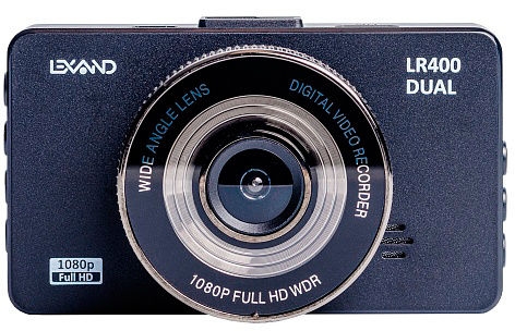 Видеорегистратор Lexand LR400 Dual черный (00-00005334)