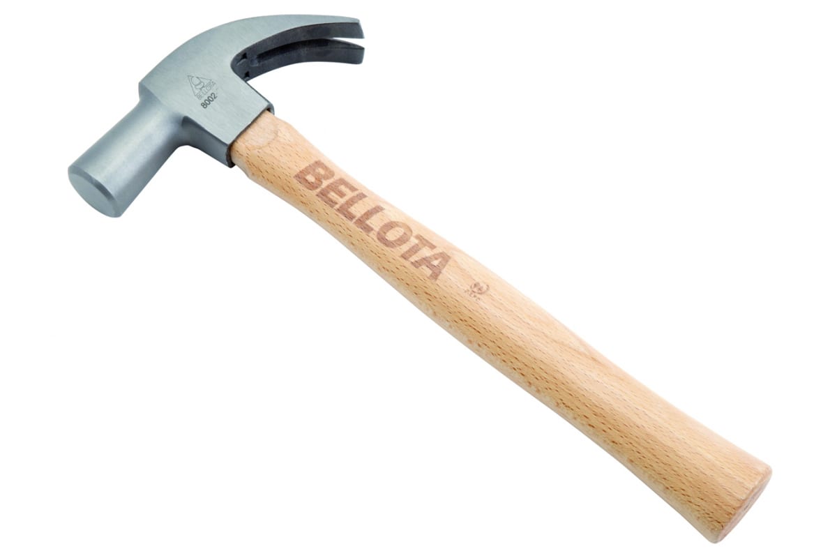 Молоток Bellota плотник, извлечение гвоздей от 0-1 мм, буковое дерево 800213