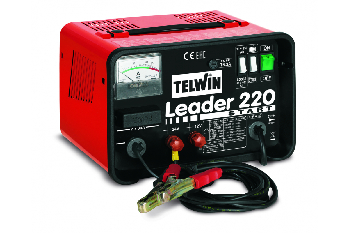 Пуско-зарядное устройство 230V 12-24V Telwin Leader 220 Start 807539