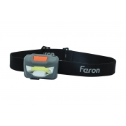 Налобный фонарь FERON с аккумулятором TH2301 3W 1COB USB IP44 60x35x45мм пластик 41680