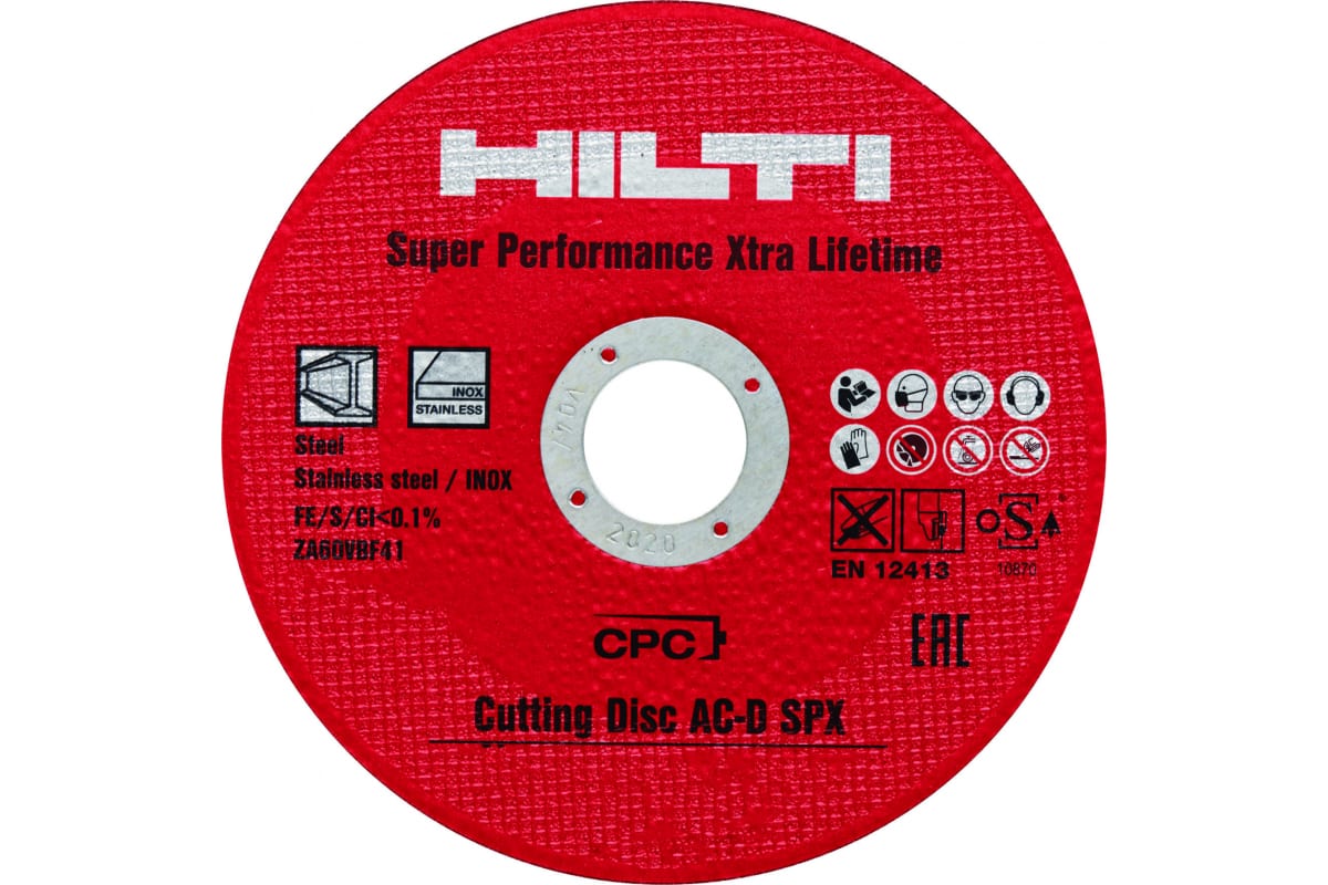Диск отрезной AC-D SPX 230x22.2х1.8 мм, 25 шт. Hilti 2150736