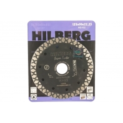 Диск алмазный Super Turbo (125х22.23х10 мм) Hilberg HS102
