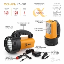 Аккумуляторный фонарь ЭРА PA-601 АЛЬФА (Б0031036)