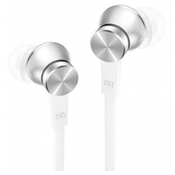 Гарнитура Xiaomi Mi In-Ear Basic, 3.5 мм, вкладыши, серебристый