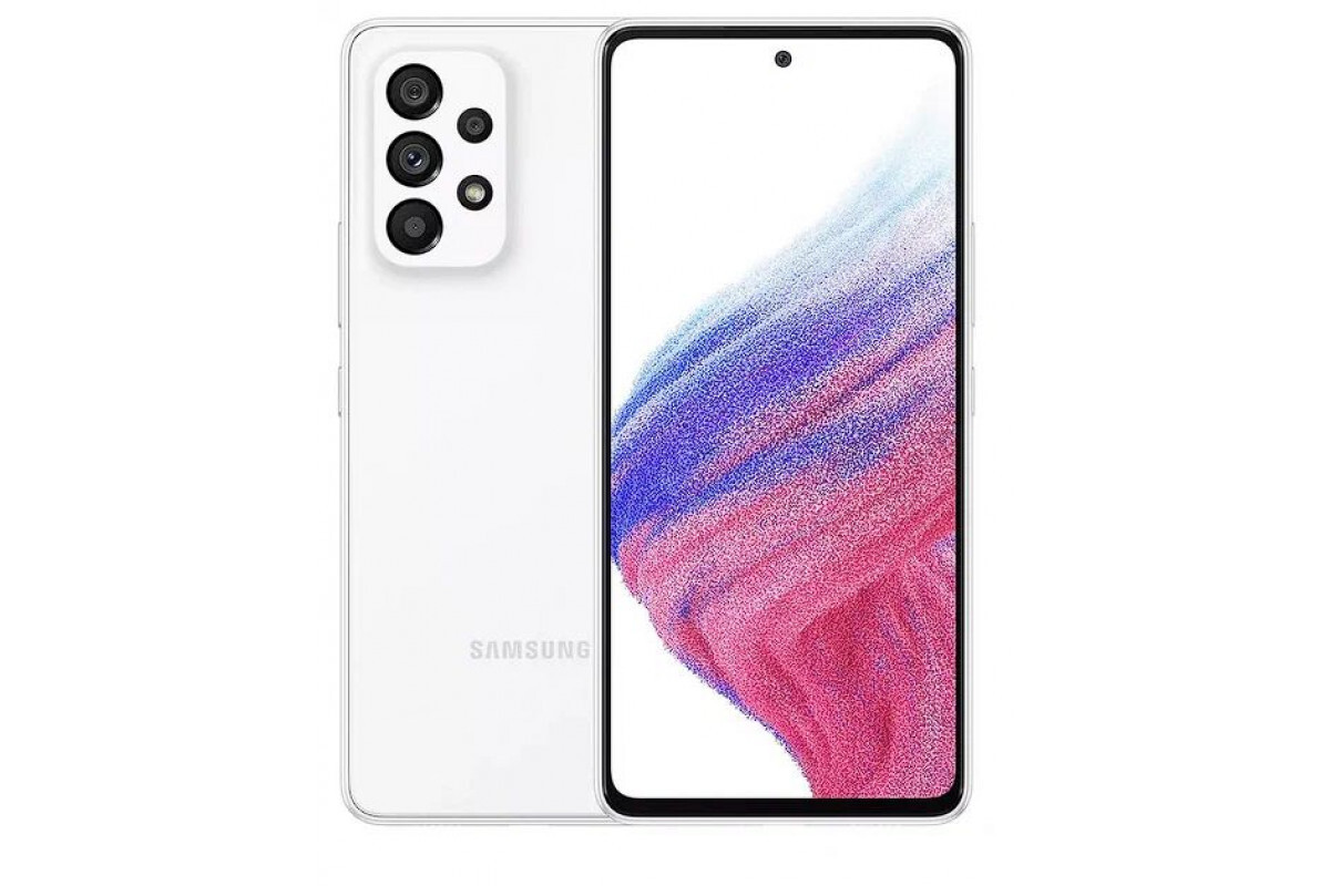 Смартфон Samsung Galaxy A53 5G 6/128Gb белый (SM-A536EZWDSKZ)