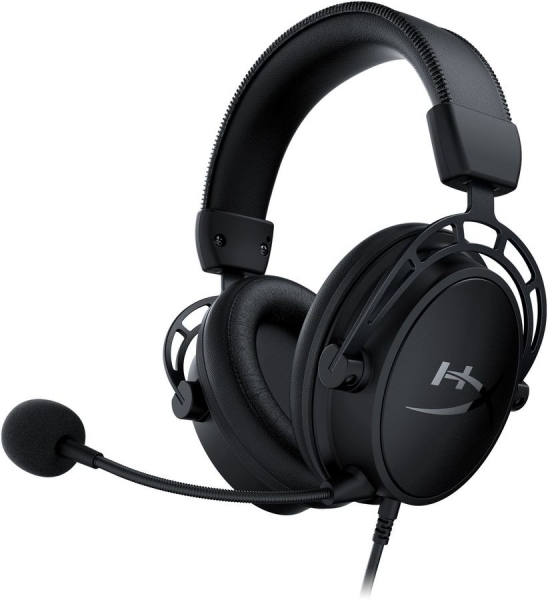 Наушники с микрофоном HyperX Cloud Alpha-Blackout Headset черный (HX-HSCA-BK/WW)