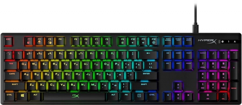 Клавиатура HyperX Alloy Origins механическая черный (4P4F6AX#ACB)