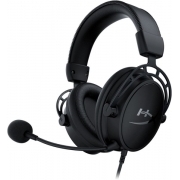 Наушники с микрофоном HyperX Cloud Alpha-Blackout Headset черный (HX-HSCA-BK/WW)