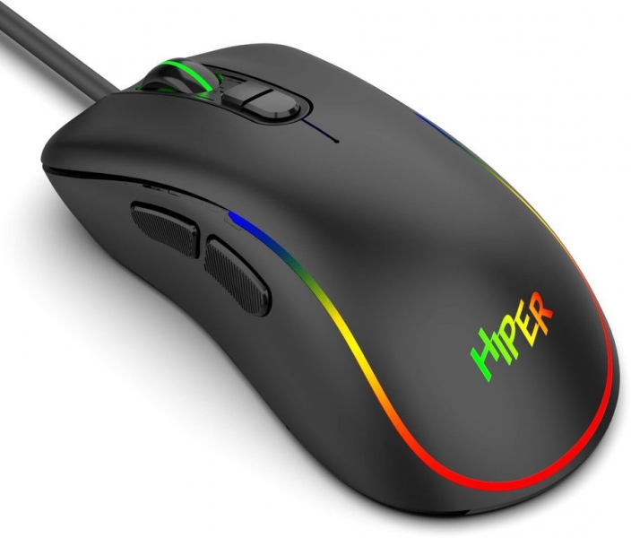 Мышь HIPER черный (MX-R300)