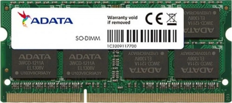 Модуль памяти ADATA 8GB DDR3 1600 