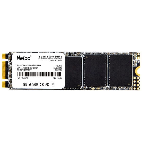 SSD накопитель M.2 Netac N535N 256GB (NT01N535N-256G-N8X)