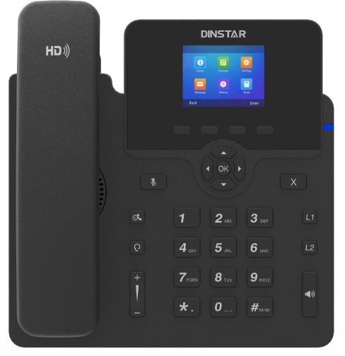Телефон IP Dinstar C62G, черный