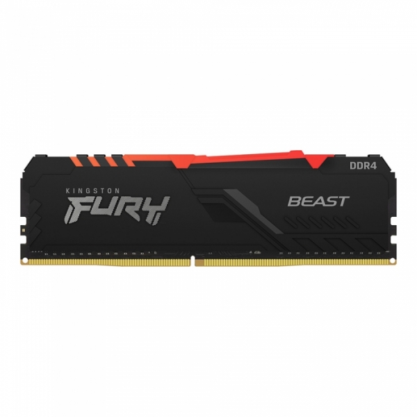 Оперативная память Kingston FURY Beast RGB Black DDR4 32Gb 3200MHz (KF432C16BBA/32)
