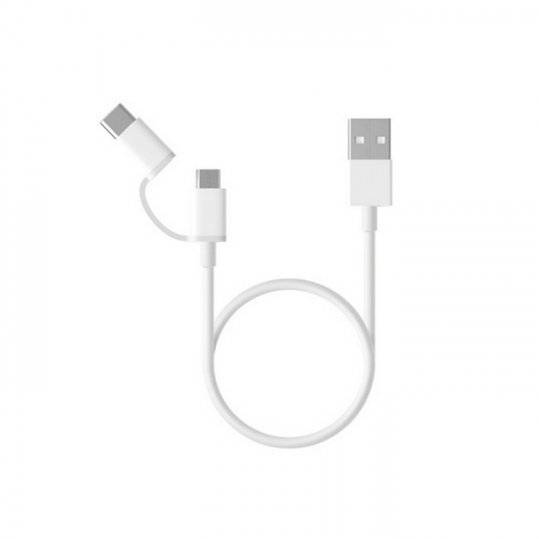 Кабель Xiaomi Mi 2-in-1 USB Cable Micro USB to Type C (100cm) X15303 (524511)