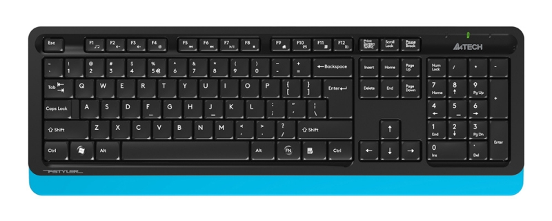 Клавиатура и мышь A4Tech FG1010, синий
