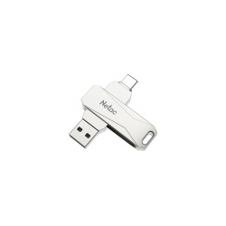 Флеш Диск Netac 128Gb U782C NT03U782C-128G-30PN USB3.0, серебристый 