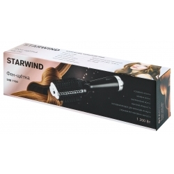 Фен-щетка Starwind SHB 7760 1200Вт белый/фиолетовый