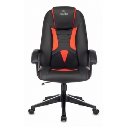 Кресло геймерское BURO Zombie 8 черный/красный