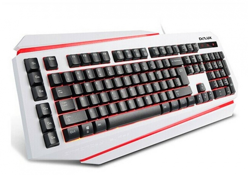 Клавиатура DELUX K9500U, белый