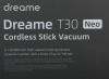 Пылесос ручной Dreame T30 Neo 550Вт, серебристый