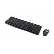 Logitech Desktop MK120, (Keybord&mouse), USB, [920-002561] (на корпусе трещина, деформация.)