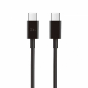 Кабель Xiaomi ZMI AL303 Type-C to Type-C cable (1m) (ZMKAL303CNBK) тканевая оплетка, black (404302)