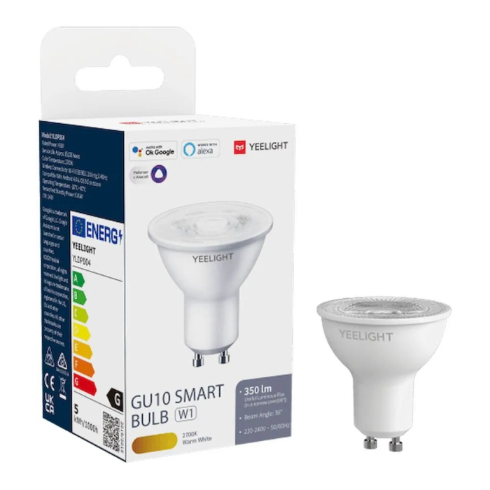 Лампа светодиодная Yeelight Умная лампочка Yeelight GU10 Smart bulb W1(Dimmable) YLDP004