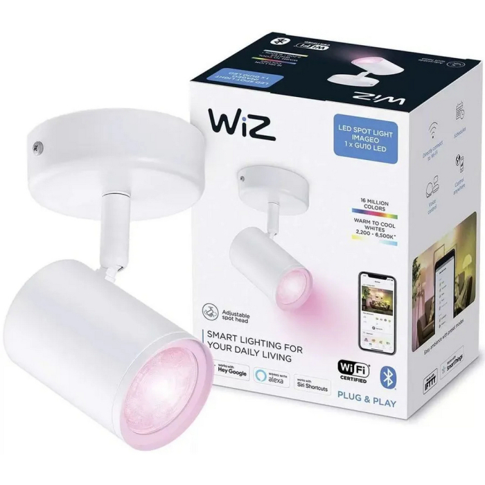 Светильник WiZ IMAGEO WiZ Spots 1x5W W 22-65K RGB