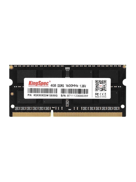 Память KINGSPEC DDR3 4Gb 1600MHz PC3-12800 (KS1600D3N13504G)