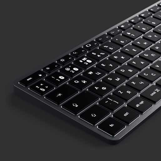 Беспроводная клавиатура Satechi Slim X1, серый космос (ST-BTSX1M-RU)