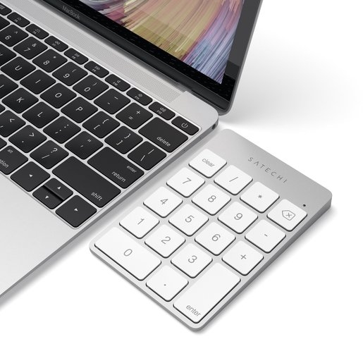 Цифровой блок клавиатуры Satechi Aluminum Slim Keypad Numpad, серебристый (ST-SALKPS)