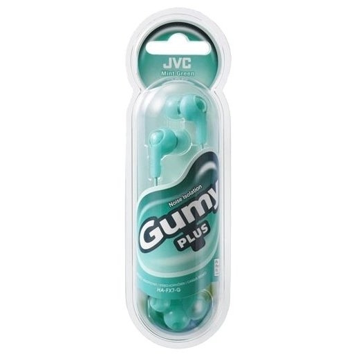 Гарнитура JVC Gumy Plus, зеленый (HA-FX7M-GN-U)