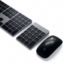 Цифровой блок клавиатуры Satechi Aluminum Slim Keypad Numpad, серый космос (ST-SALKPM)