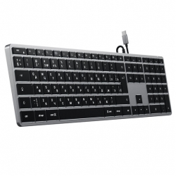 Клавиатура Satechi Slim W3, серый космос (ST-UCSW3M-RU)