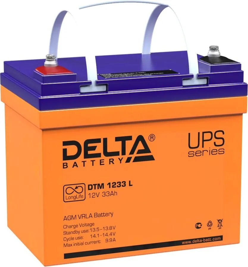 Батарея для ИБП Delta DTM 1233L 12В 33Ач