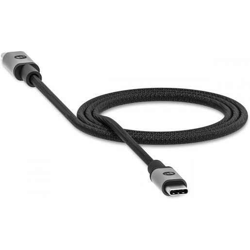 Кабель Mophie USB-C to USB-C. Длина 1,5м. Цвет черный.