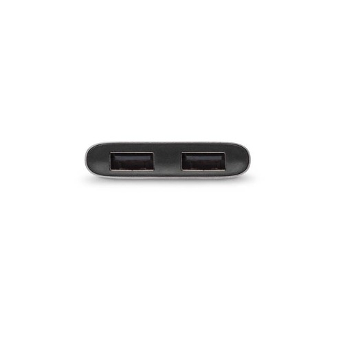 Адаптер Moshi USB-C to Dual USB-A. Цвет серый.