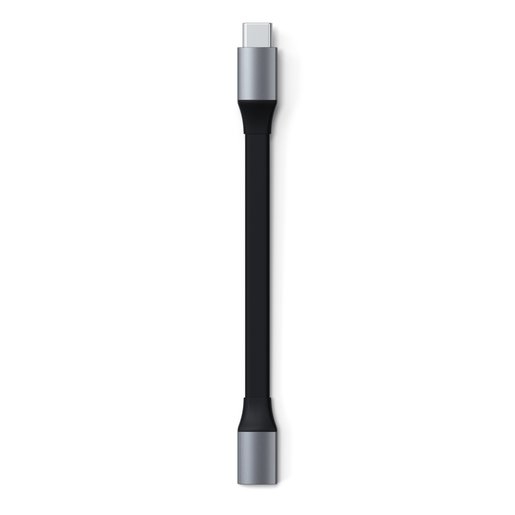Кабель Satechi USB-C Mini Extension Cable. Разъем Type-C Male to Type-C Female. Длина 12 см. Цвет: Серый космос