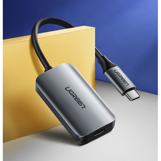 Адаптер UGREEN CM236 (60351) USB-C to Mini DP Female Adapter. Цвет: серый