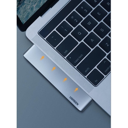 Адаптер UGREEN CM380 (80856) USB-C Multifunction Adapter мультифункциональный. Цвет: серый