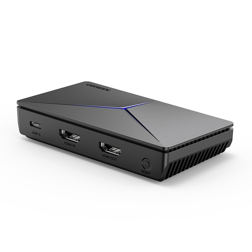 Адаптер UGREEN CM410 (10936) Audio Video Capture Card Mic+Headphone 1080P HDMI. Цвет: черный