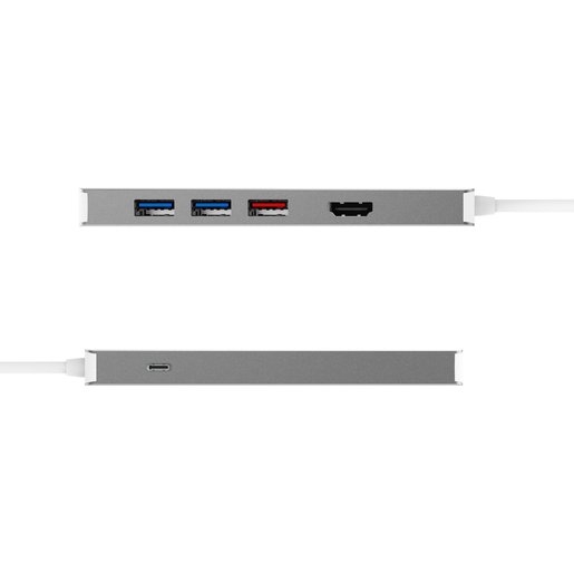 Модульный мульти-переходник j5create USB-C™ с двумя дополнительными адаптерами.