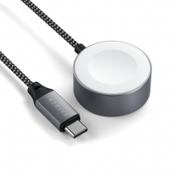 Беспроводное магнитное зарядное устройство Satechi USB-C Magnetic Charging Cable для Apple Watch (ST-TCAW7CM)