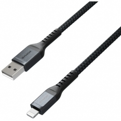 Кабель Nomad Lightning to USB, материал кевлар, длина 1,5 м. Цвет чёрный.