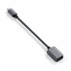 Кабель-адаптер Satechi USB-C to USB 3.0. Цвет серый космос.